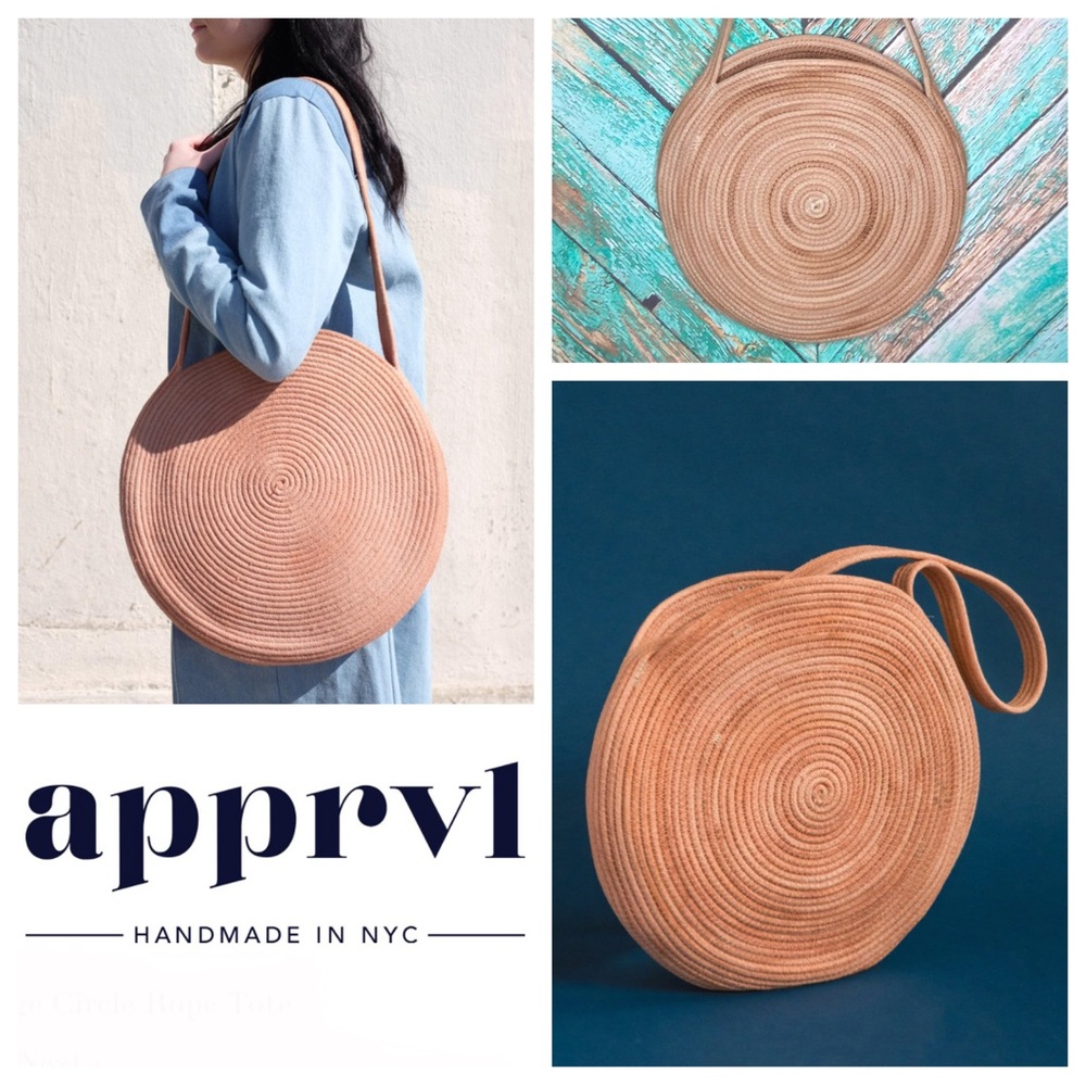 Sold Out Apprvl New York Sienna Large Open Top Rope Tote